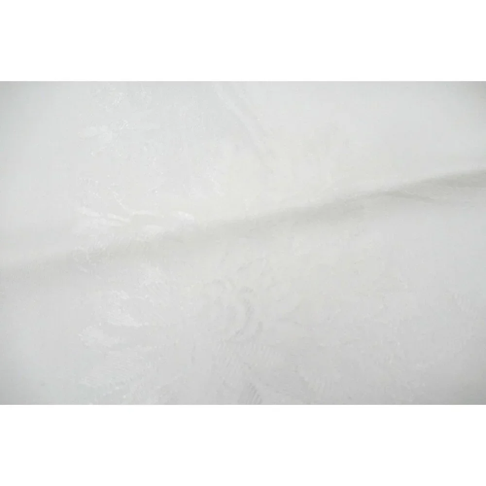 Vintage Simtex Elegant Damask Cloth Napkin Set of 12 (66x108) White Cotton Blend